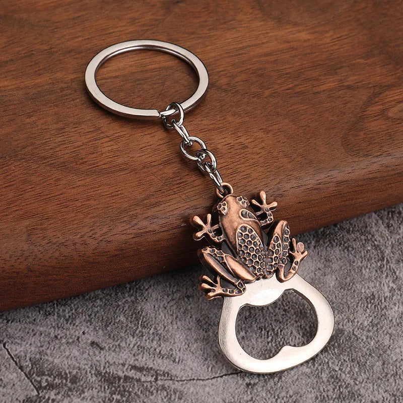 Retro Simple Style Animal Alloy Iron Polishing White Gold Plated Bag Pendant Keychain