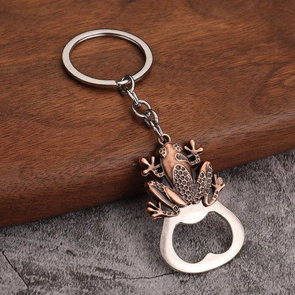 Retro Simple Style Animal Alloy Iron Polishing White Gold Plated Bag Pendant Keychain