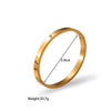 Retro Simple Style Classic Style Round 304 Stainless Steel 18K Gold Plated Zircon Bangle In Bulk