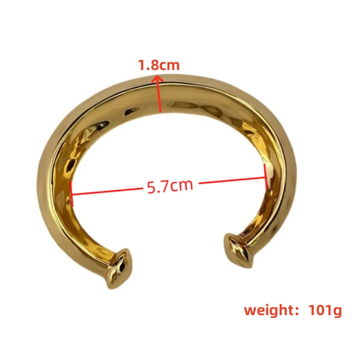 Retro Simple Style Commute Solid Color Alloy Copper Polishing Plating Gold Plated Silver Plated Women'S Bangle