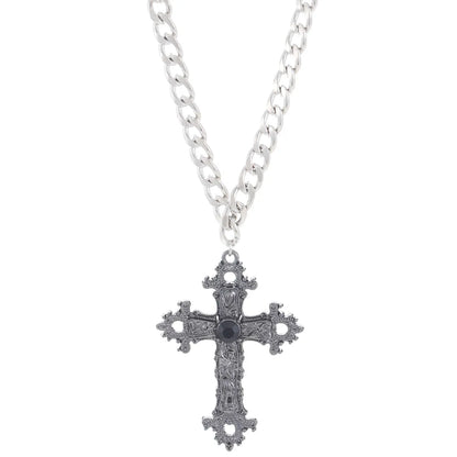 Retro Simple Style Cool Style Cross Alloy Wholesale Pendant Necklace