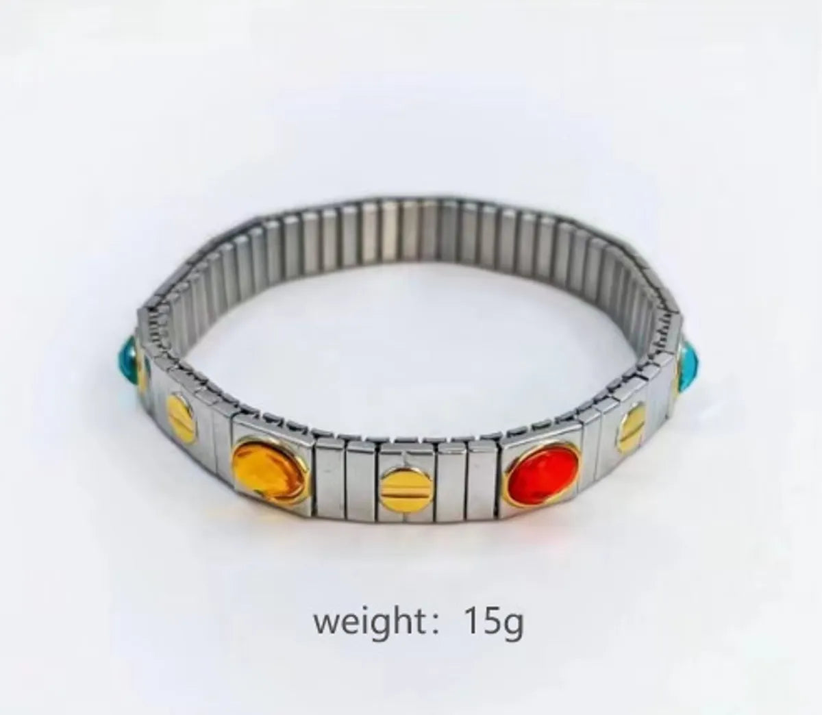 Retro Simple Style Geometric 304 Stainless Steel Bracelets In Bulk