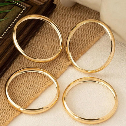 Retro Simple Style Geometric Metal Wholesale Bangle