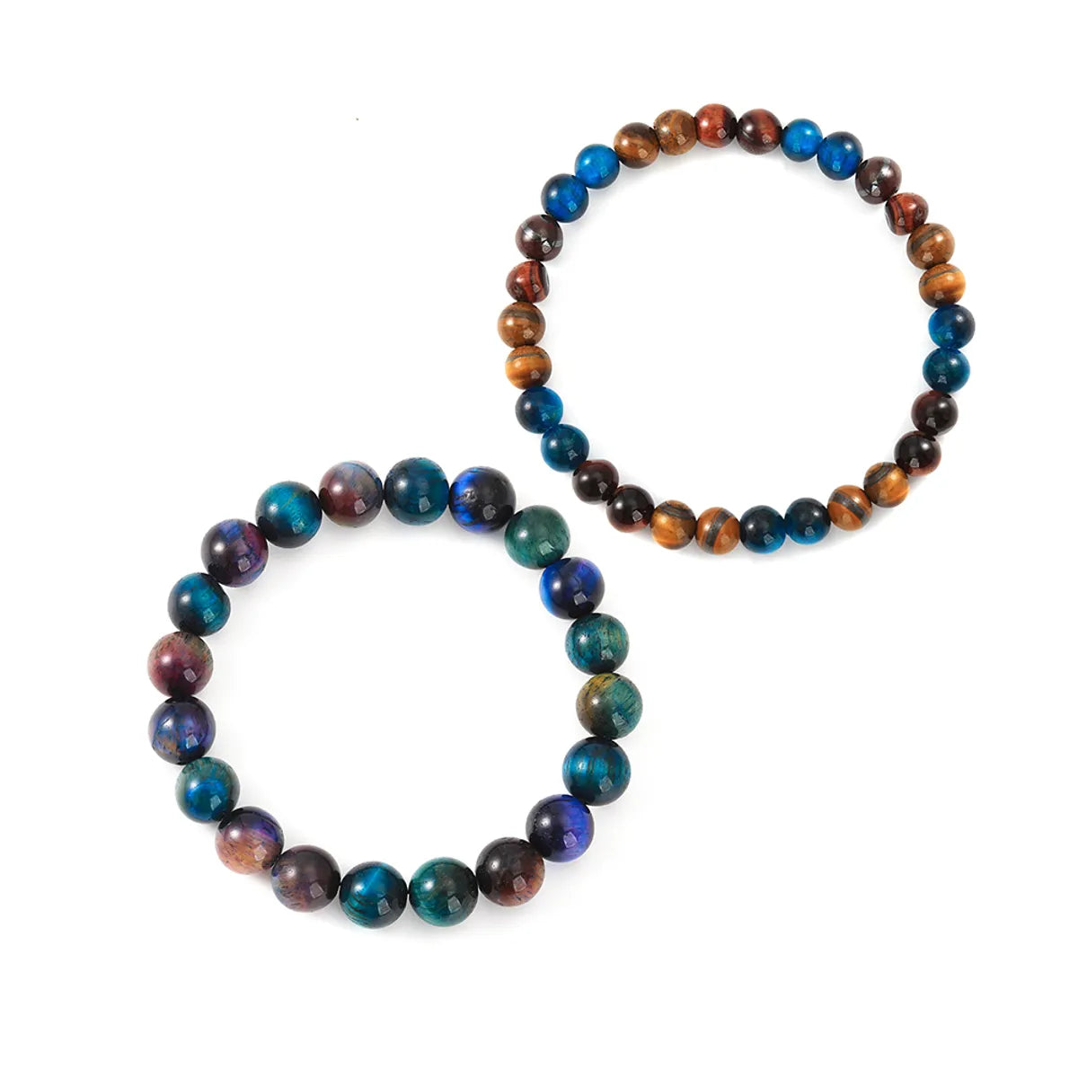 Retro Simple Style Geometric Natural Stone Bracelets In Bulk