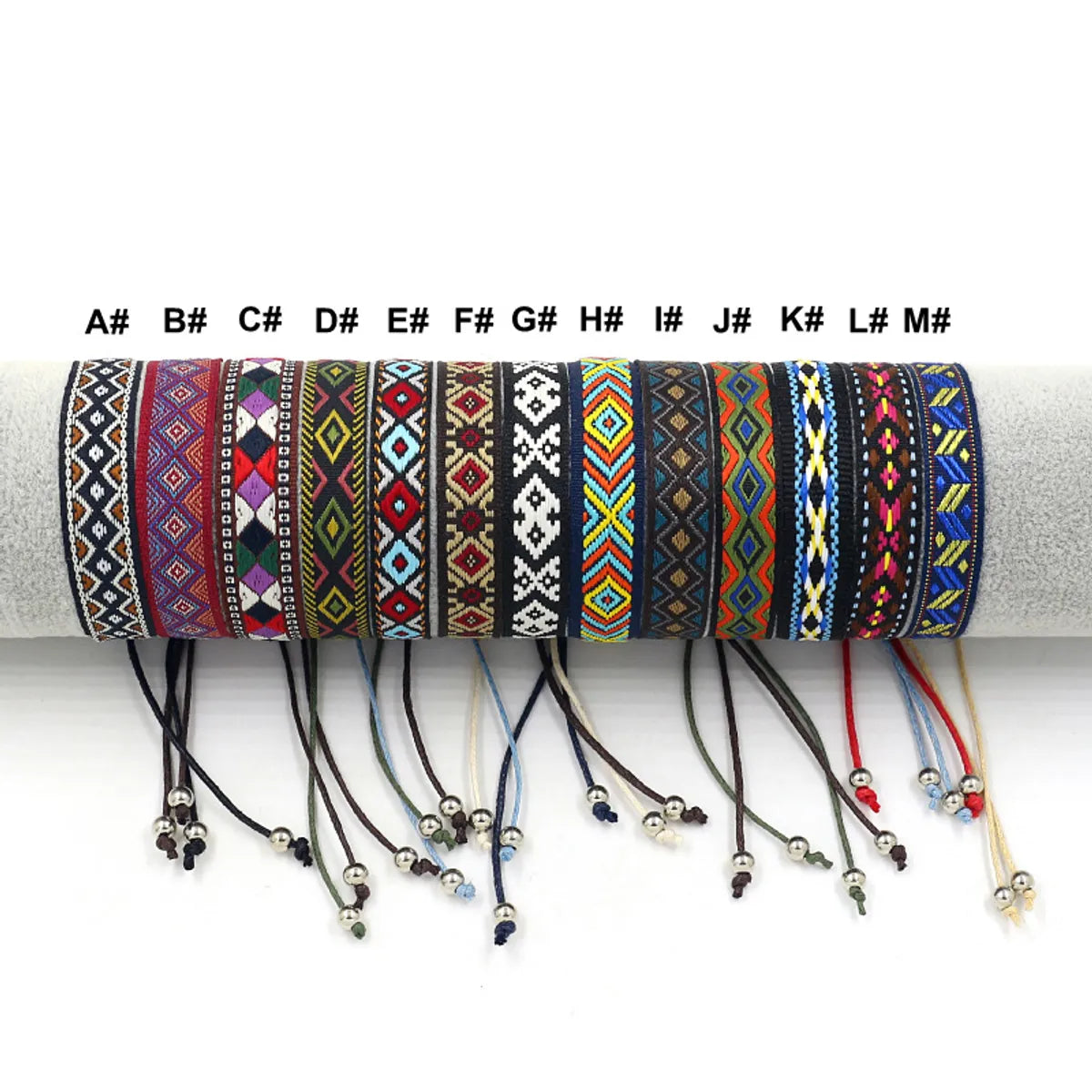 Retro Simple Style Geometric Polyester Wholesale Bracelets