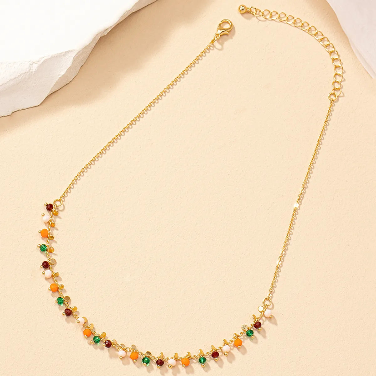 Retro Simple Style Round Alloy Plating Women'S Necklace