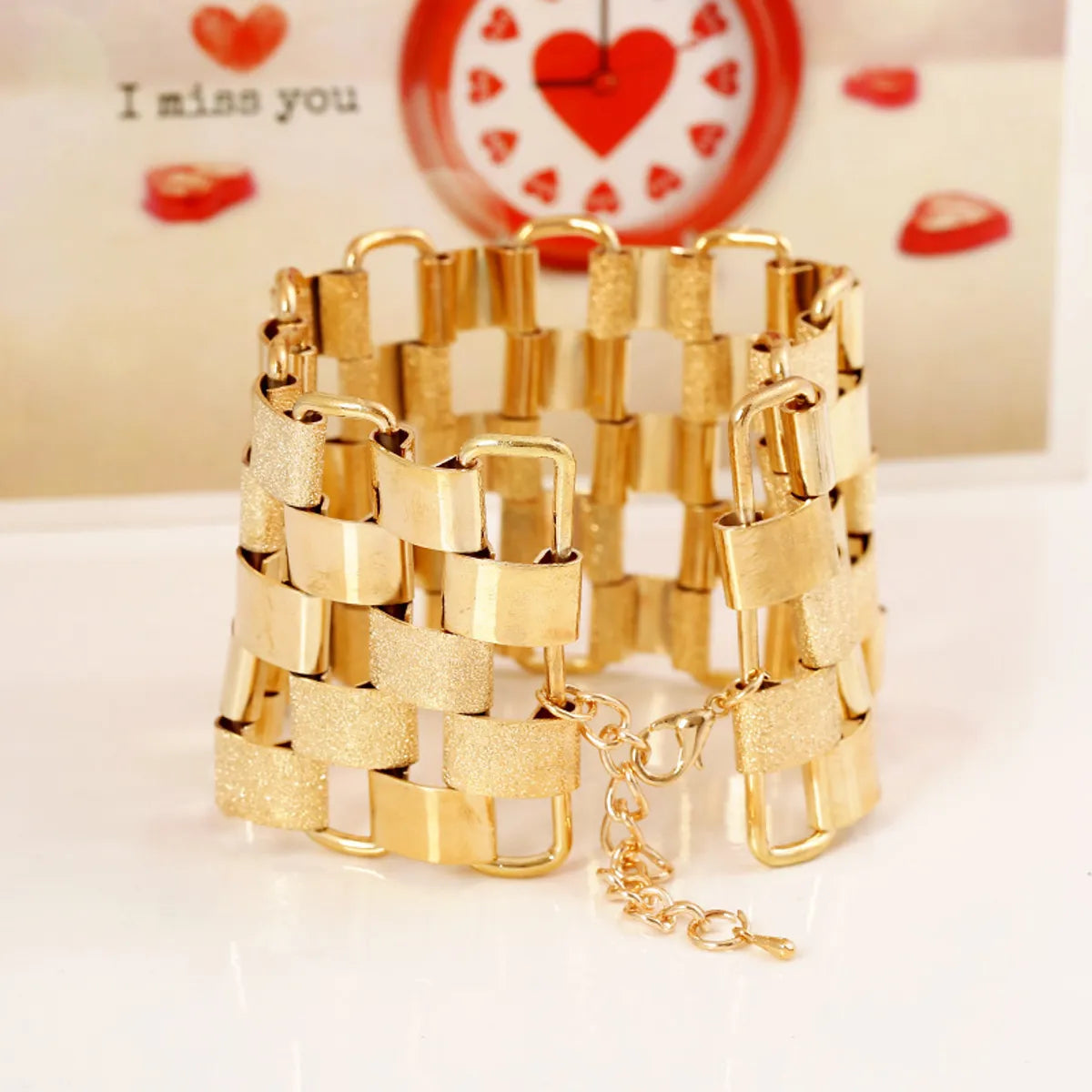 Retro Simple Style Solid Color Stainless Steel Plating Bangle