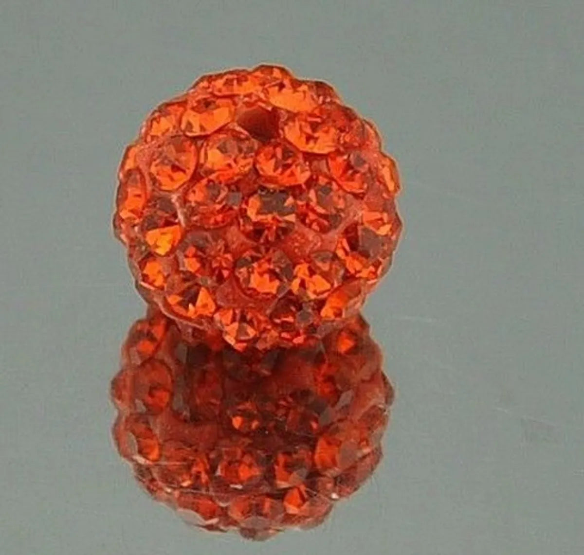 1 Piece Diameter 10mm Hole 1~1.9mm Soft Clay Rhinestones Solid Color Beads