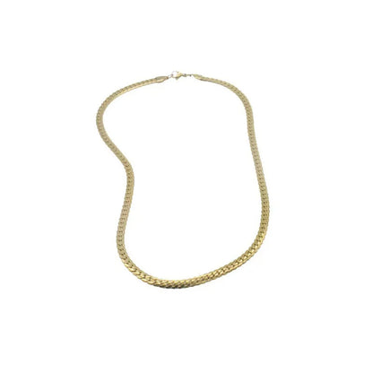 Wholesale Jewelry Retro Solid Color 304 Stainless Steel 18K Gold Plated Plating Necklace