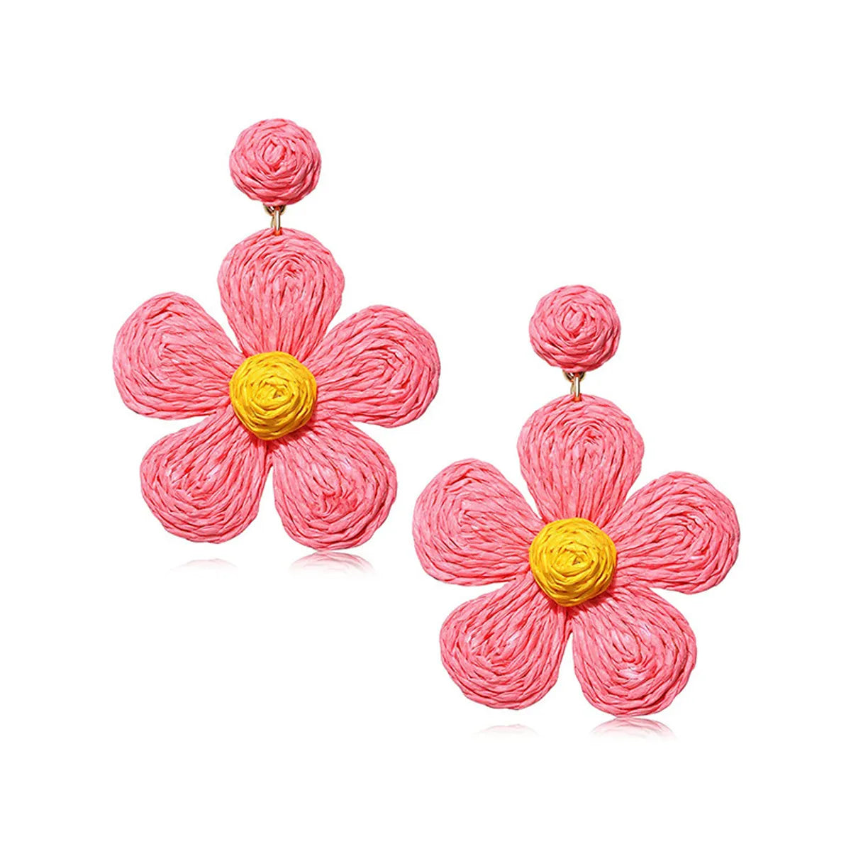 Retro Solid Color Wax Line Drop Earrings