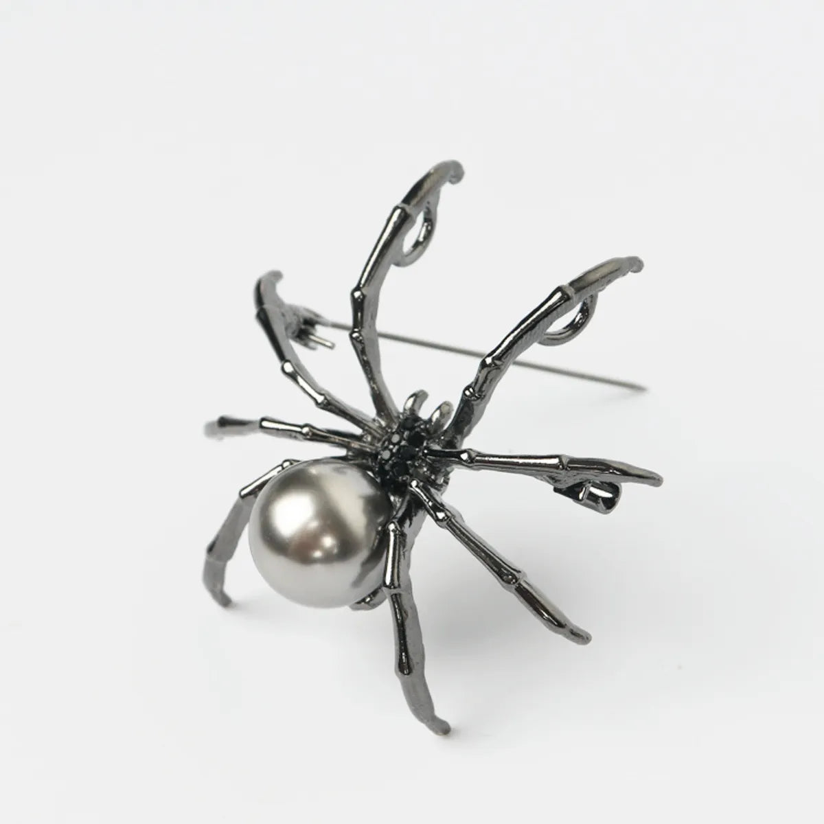 Retro Spider Imitation Pearl Alloy Unisex Brooches