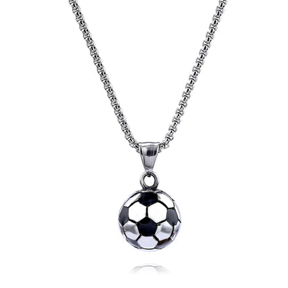 Retro Streetwear Football 304 Stainless Steel Polishing Men'S