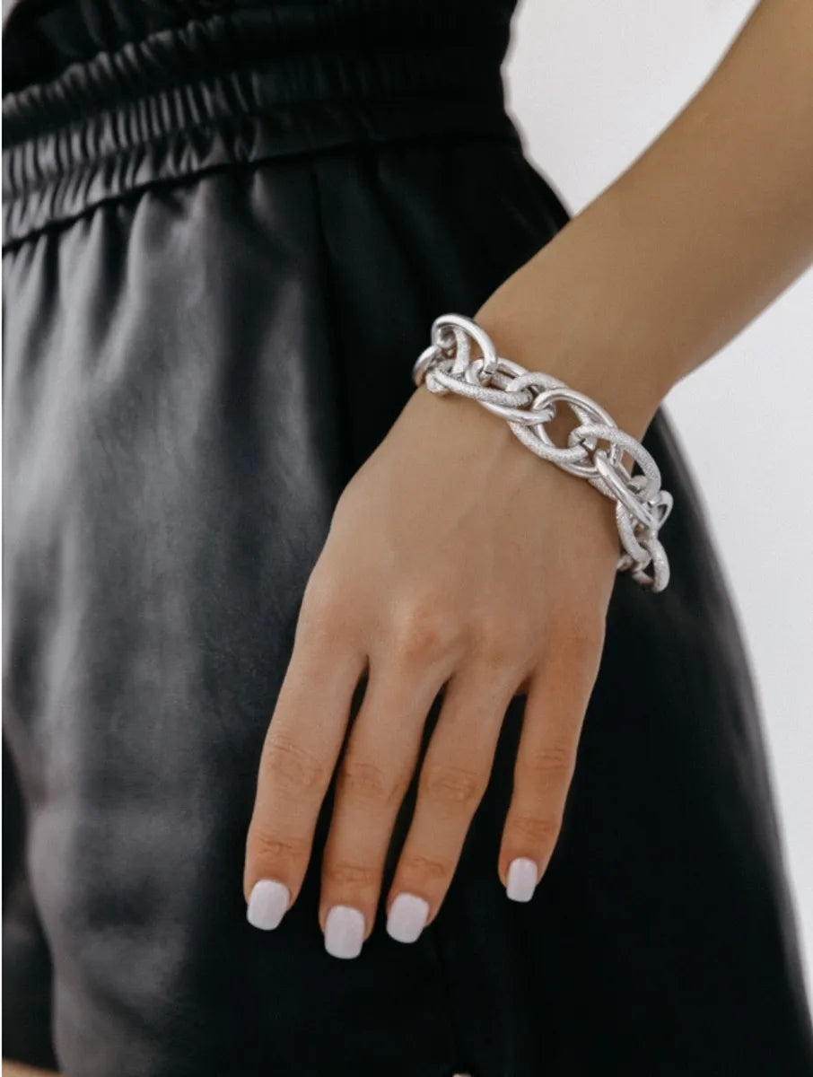 Retro Streetwear Geometric Alloy Plating Women'S Bracelets Necklace