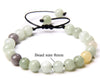 Retro Swirl Pattern Natural Stone Agate Beaded Bracelets 1 Piece