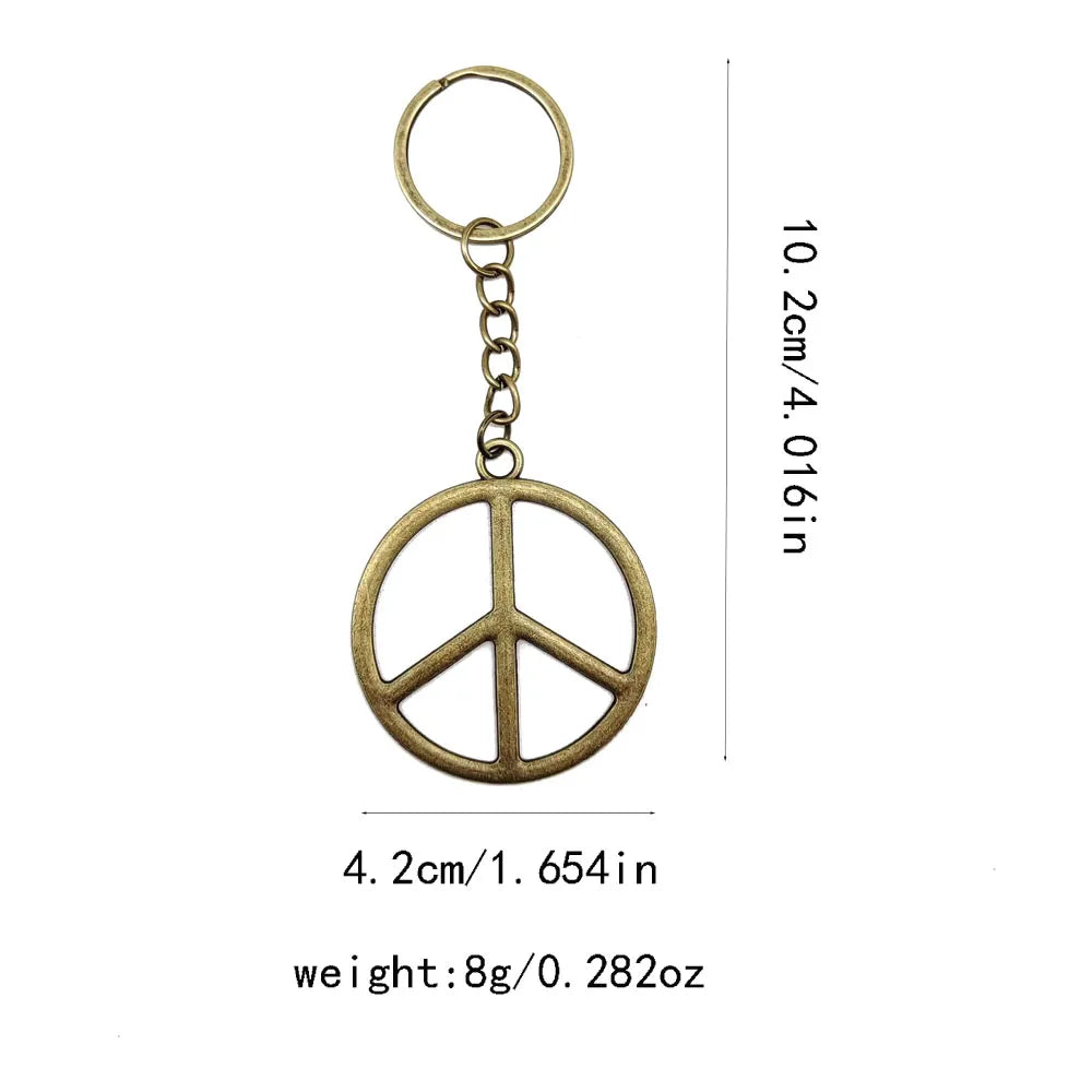 Retro Symbol Alloy Plating Bag Pendant Keychain