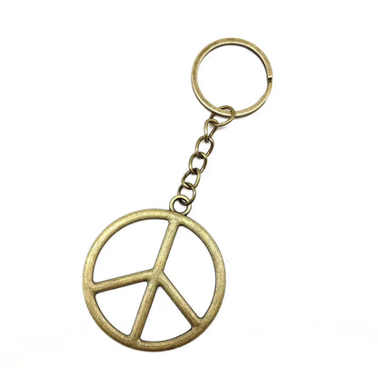 Retro Symbol Alloy Plating Bag Pendant Keychain