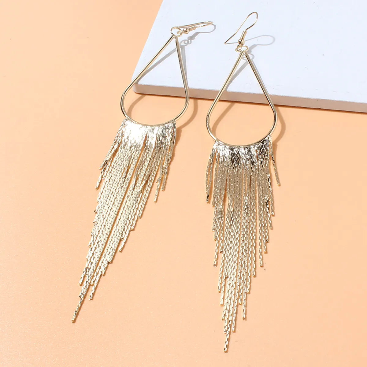 Retro Tassel Alloy Plating Women's Dangling Earrings 1 Pair