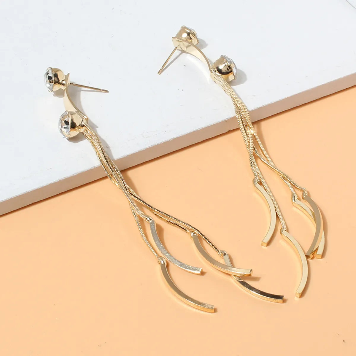 Retro Tassel Alloy Plating Women's Dangling Earrings 1 Pair