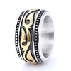 Retro Totem Stainless Steel Plating Men'S Rings