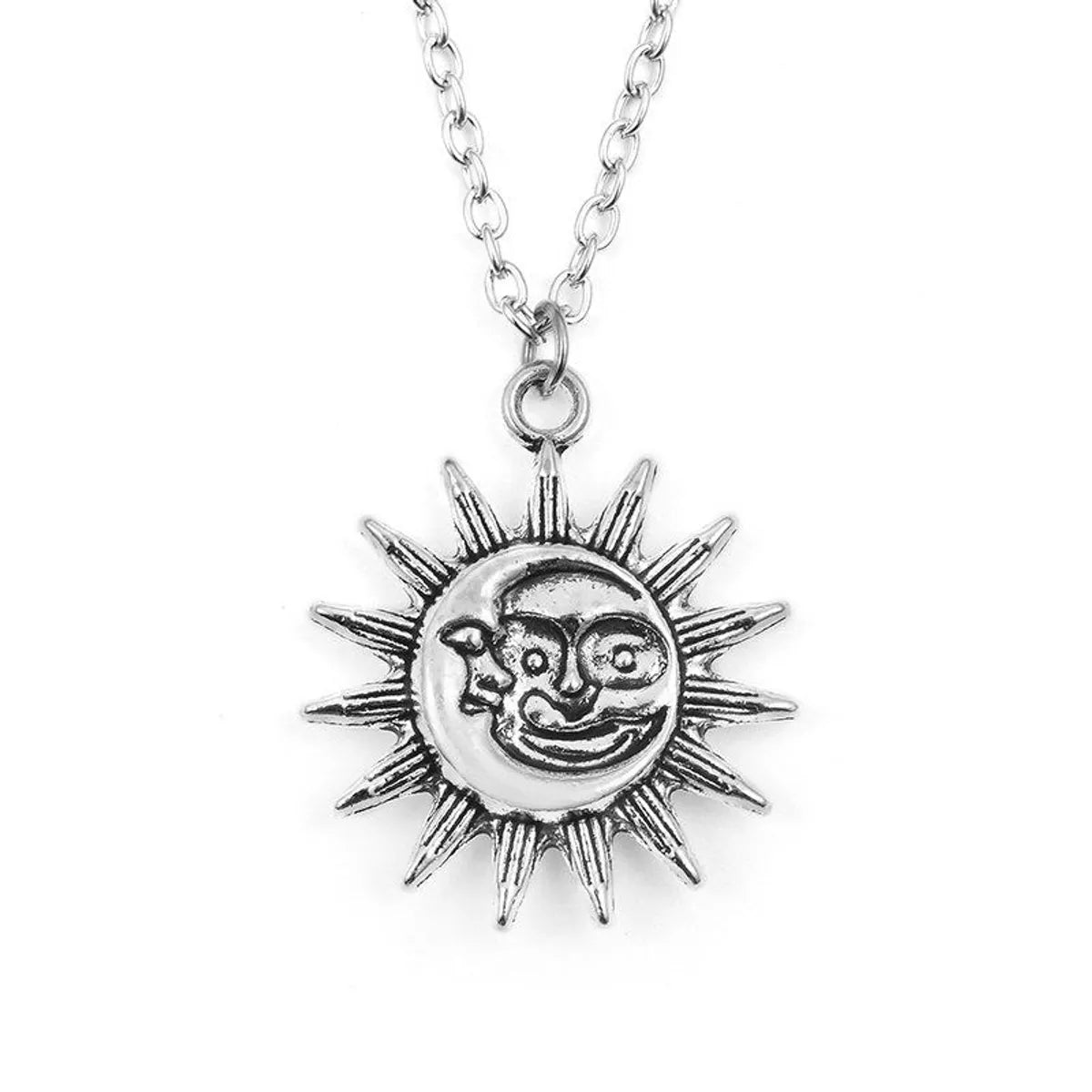 Retro Trend Gold Sun Alloy Pendant Nhdp150048