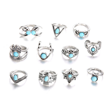 Fashion Moon Alloy Plating Artificial Gemstones Women's