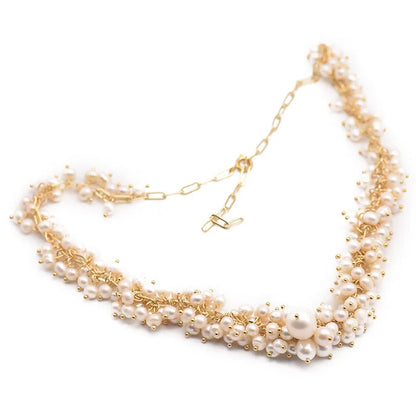 Retro Water Droplets Pearl Necklace 1 Piece