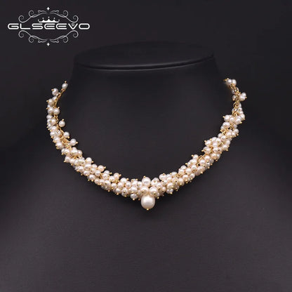 Retro Water Droplets Pearl Necklace 1 Piece