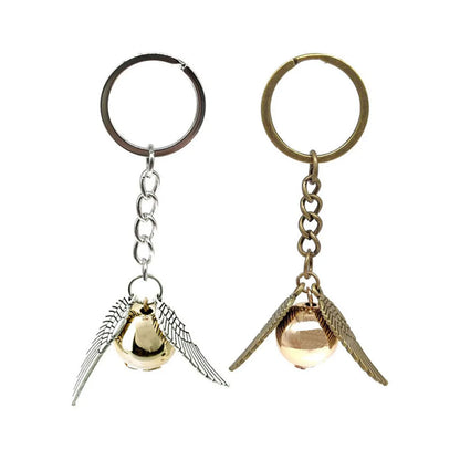 Retro Wings Alloy Plating Gold Plated Silver Plated Bag Pendant Keychain