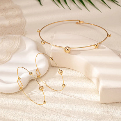 Romantic Commute Geometric Alloy Wholesale Jewelry Set