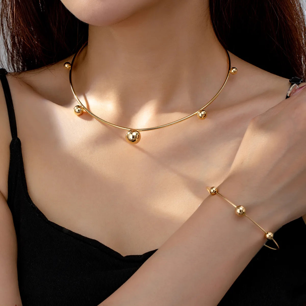 Romantic Commute Geometric Alloy Wholesale Jewelry Set