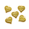 Romantic Heart Shape Alloy Enamel Plating Valentine'S Day Charms Jewelry Accessories