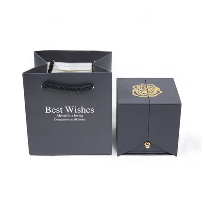 Romantic Letter Flower Paper Jewelry Boxes