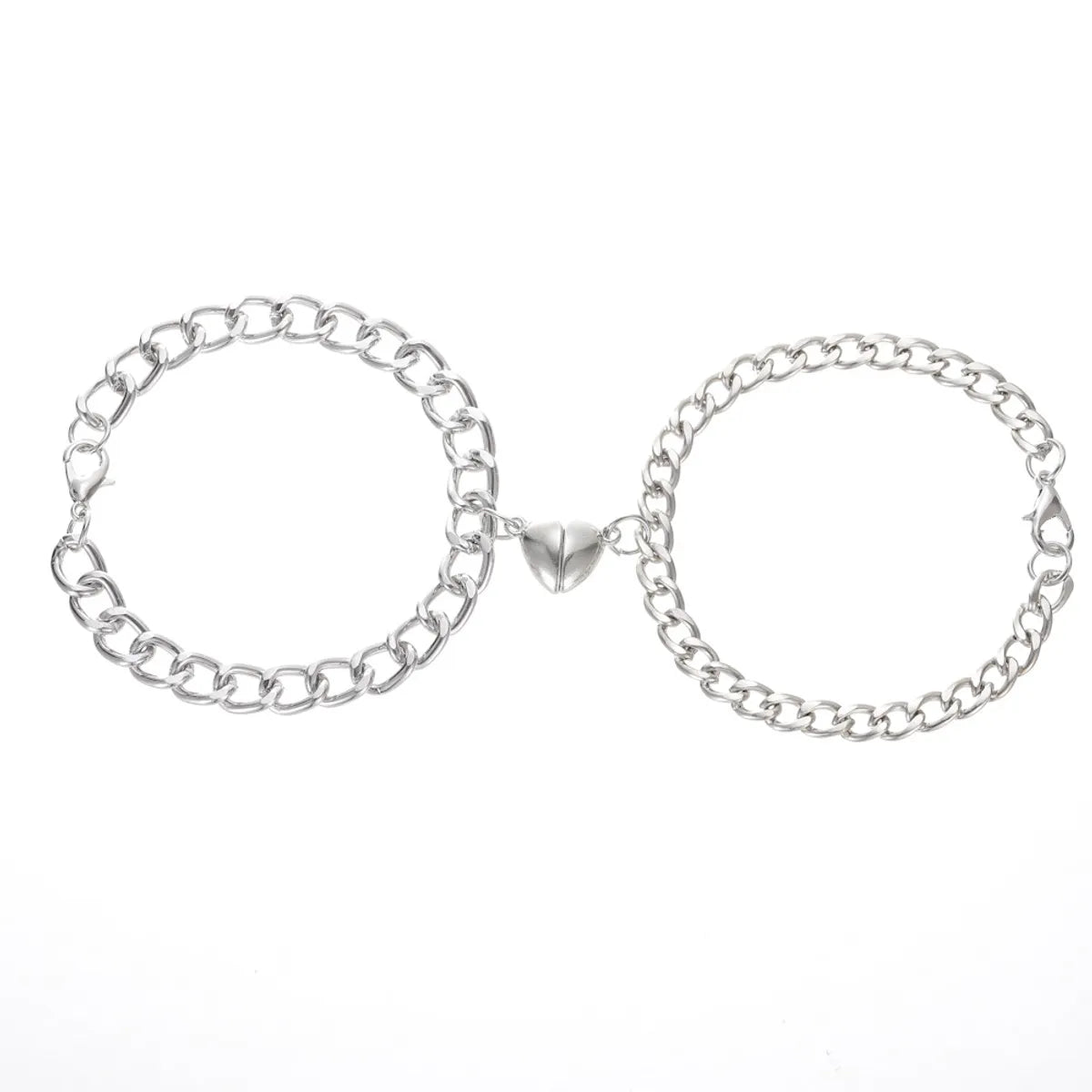 Romantic Simple Style Heart Shape Alloy Wholesale Bracelets