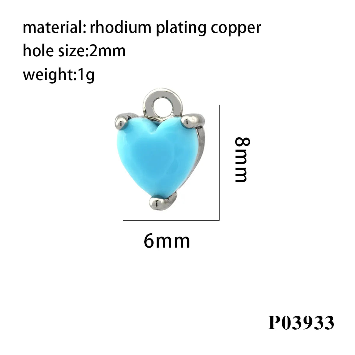 Romantic Simple Style Heart Shape Copper Plating Inlay Zircon 18k Gold Plated Valentine'S Day Charms