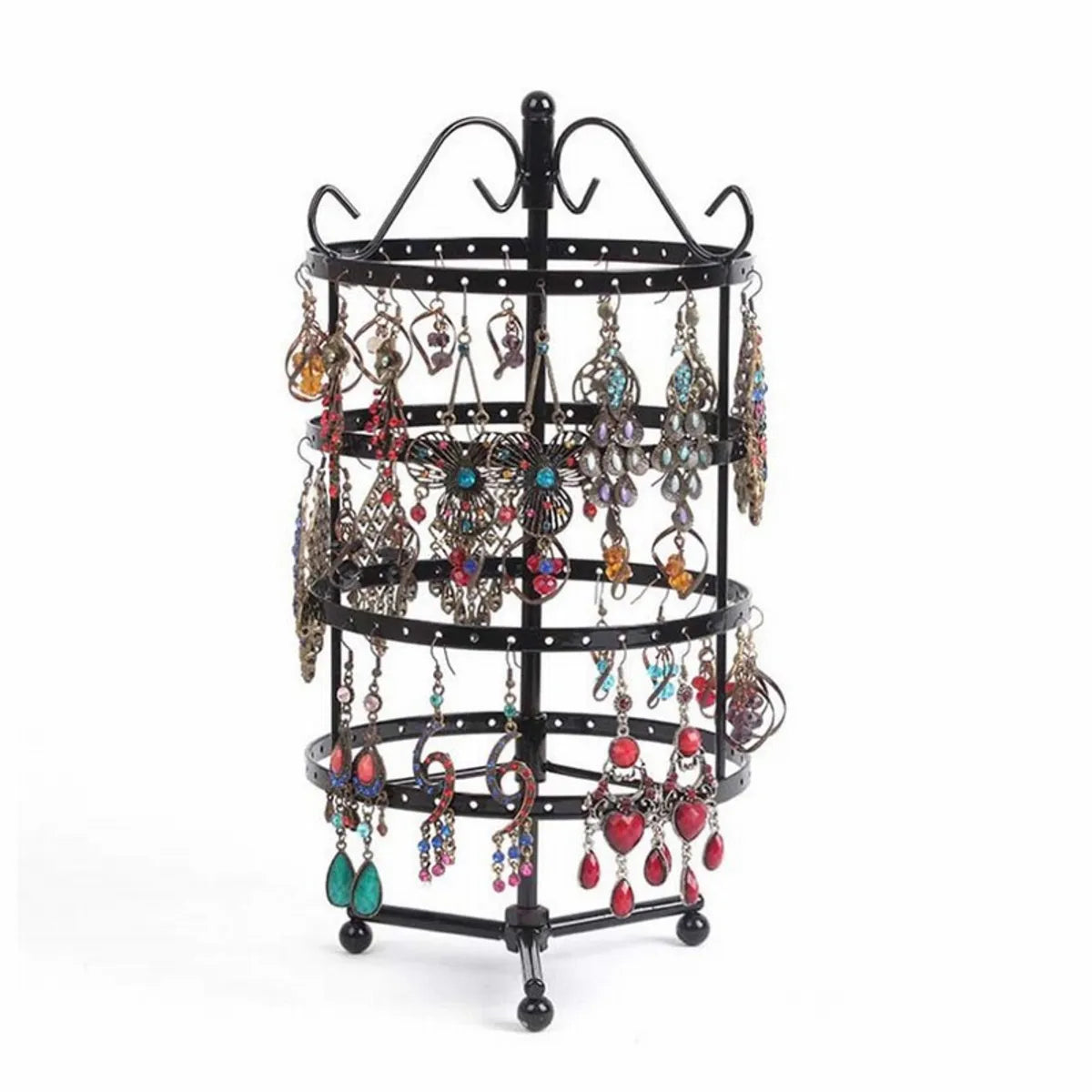 Basic Geometric Iron Jewelry Rack