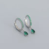 Fashion Geometric Plating Gem Earrings Ear Studs