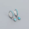 Fashion Geometric Plating Gem Earrings Ear Studs