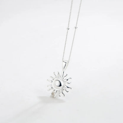 Fashion Sun Pendant Necklace