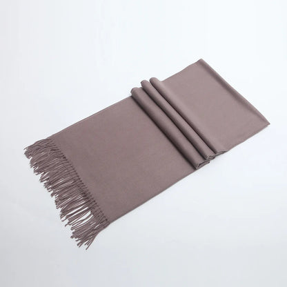 Scarf For Women In Winter Imitation Cashmere Red Dual-Use Bib Autumn And Winter