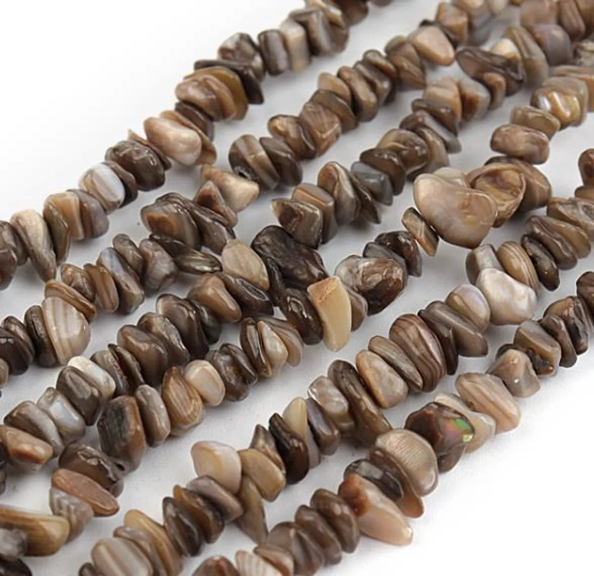 Semi-Finished Natural Crystal Jade Loose Irregular Gravel Demagnetizing Stone Beaded