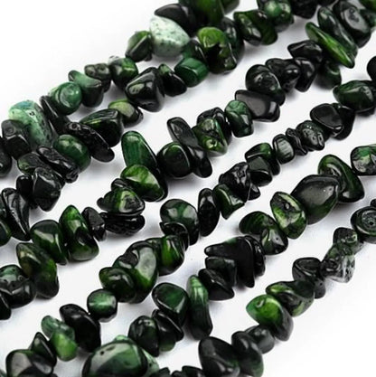 Semi-Finished Natural Crystal Jade Loose Irregular Gravel Demagnetizing Stone Beaded