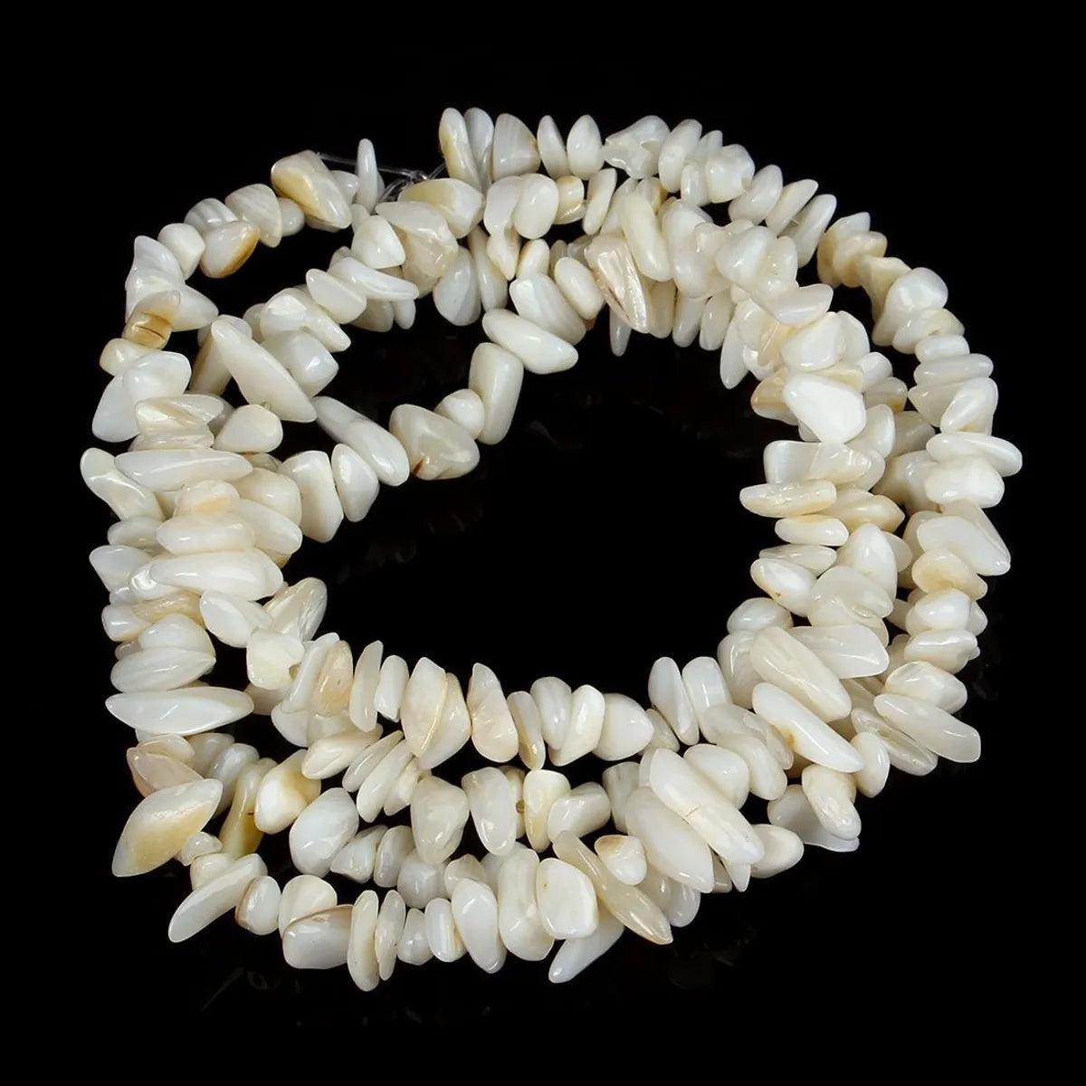 Semi-Finished Natural Crystal Jade Loose Irregular Gravel Demagnetizing Stone Beaded