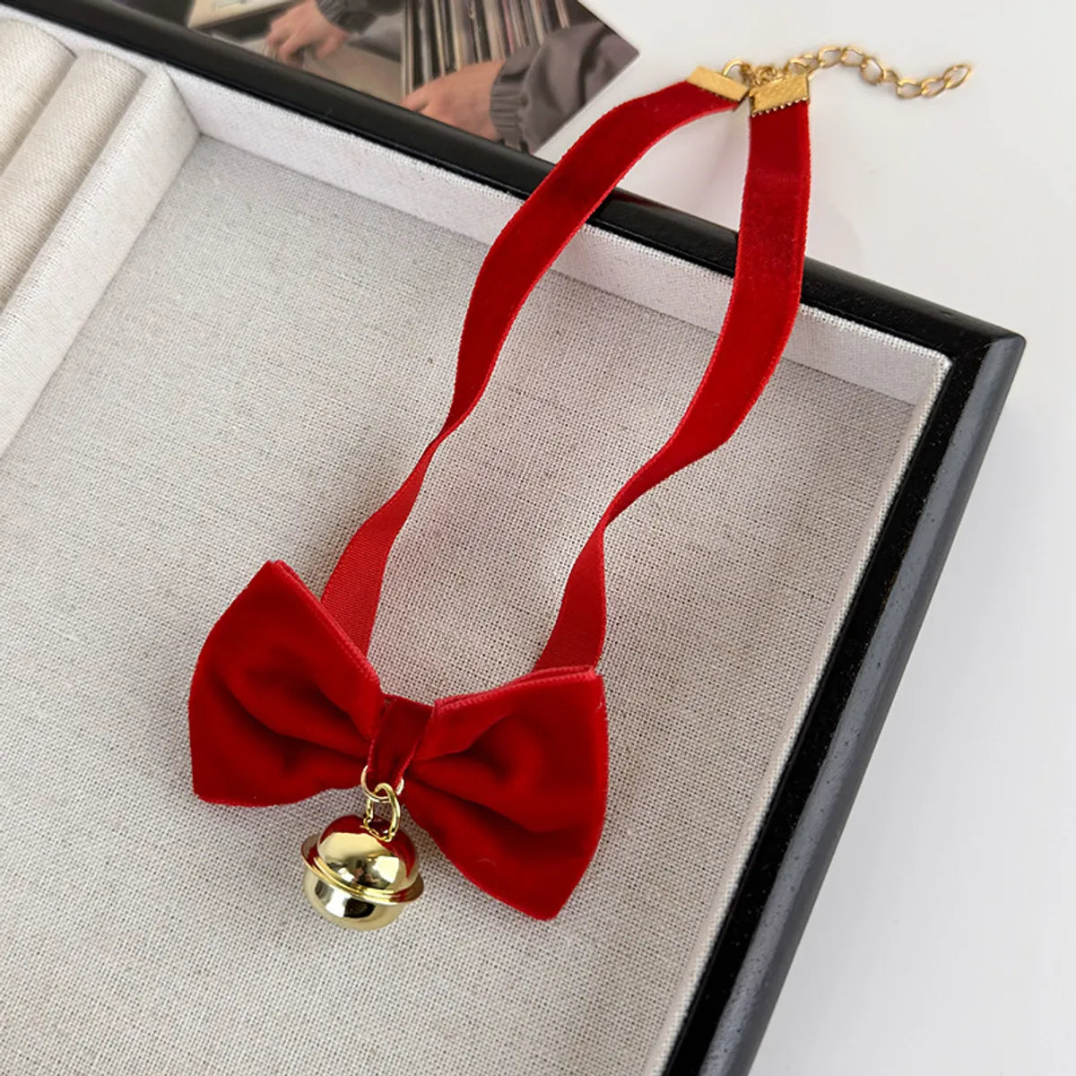 Sexy Bow Knot Cloth Plating Gold Plated Women'S Choker