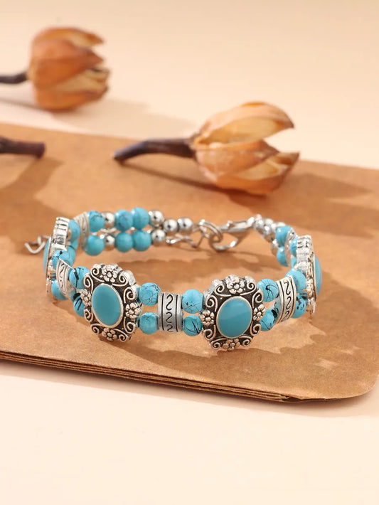 Sexy Gem Alloy Hollow Out Alloy Bracelets