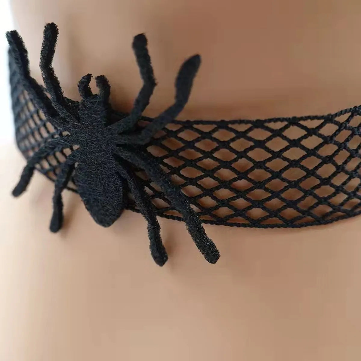 Sexy Spider Cloth Braid Halloween Women'S Choker