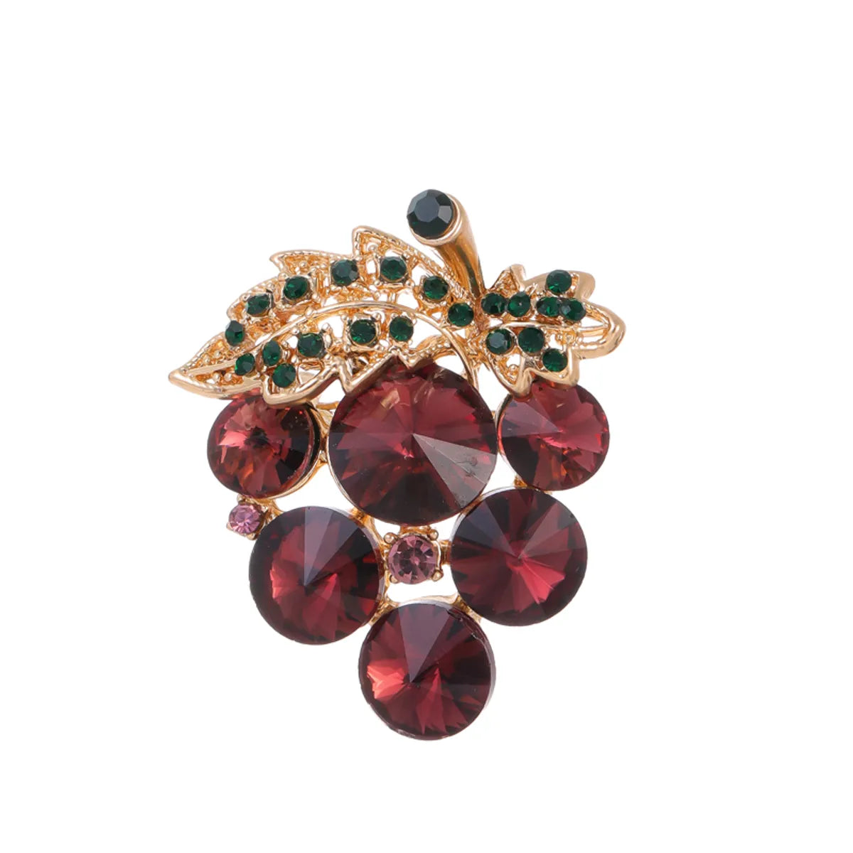 Sexy Streetwear Animal Flower Grape Alloy Inlay Zircon Unisex Brooches