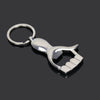 Shark Glossy Bottle Opener Metal Keychain Creative Small Gift