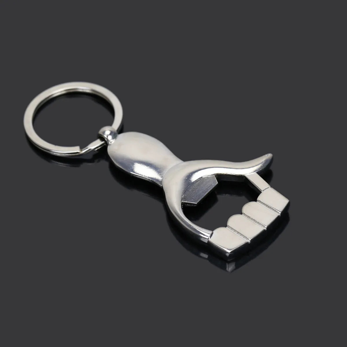 Shark Glossy Bottle Opener Metal Keychain Creative Small Gift