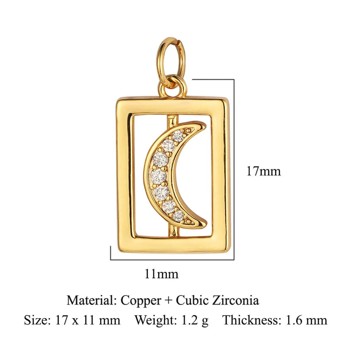 Shiny Clouds Tassel Copper Plating Inlay Zircon 18k Gold Plated Charms Jewelry Accessories