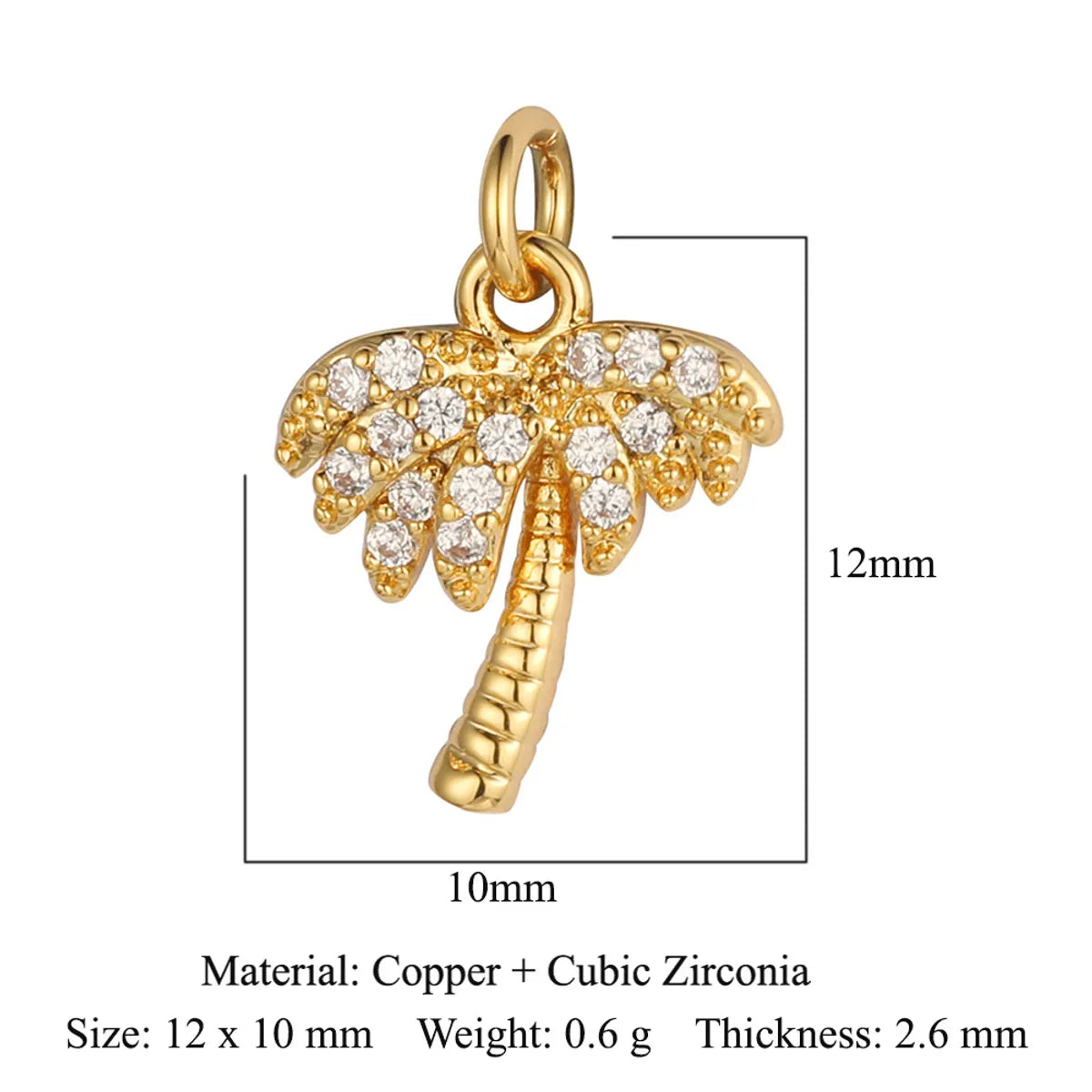 Shiny Clouds Tassel Copper Plating Inlay Zircon 18k Gold Plated Charms Jewelry Accessories